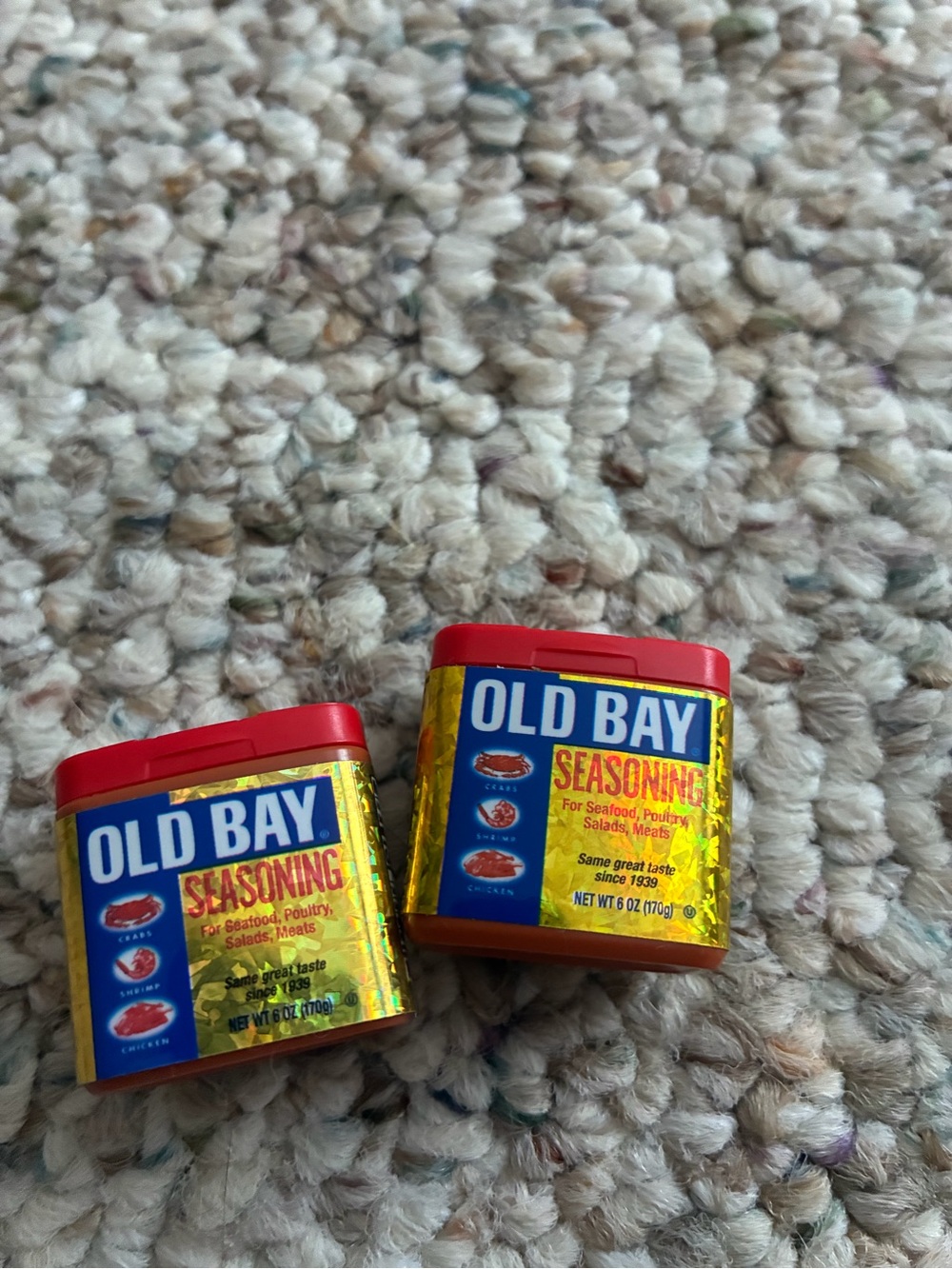OLD BAY Kids Play Seasoning Canisters - Red and Gold Toy Set